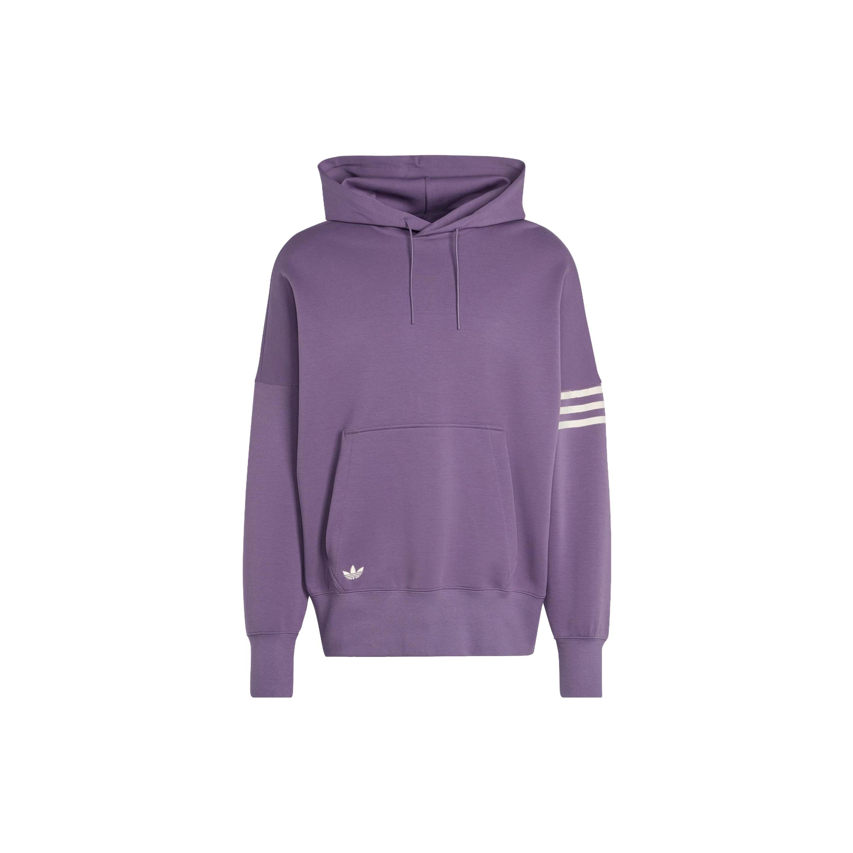 adidas Originals Adicolor Neuclassics Hoodie Violet Men s IN4675 L