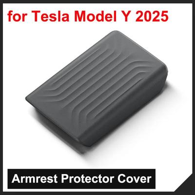 For Tesla Model 3+ Y Juniper Highland 2025 Center Console Armrest Cover TPE Rear Seat Anti-kick Pad Air Outlet Protector Cover