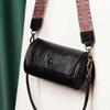 Cylindrical Pillow Genuine Leather Women's Handbag, Underarm Bag Fashiable Versatile Women's Commuting Shoulder Crossbody Bag