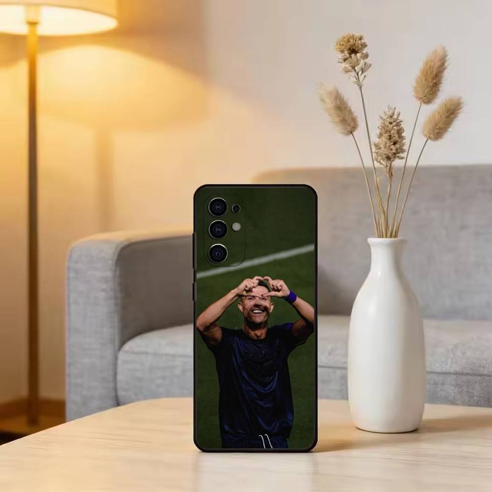 C-Ronaldo Phone Case For Samsung S25,S24,S21,S22,S23,S30,Ultra,S20,Plus,Fe,Soft Silicone Black Cover