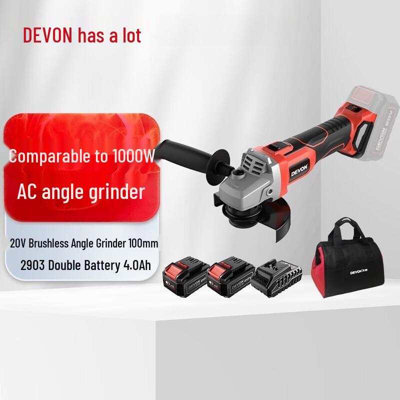 

SMVP 20V Cordless Brushless Angle Grinder CN plug (adapter included)