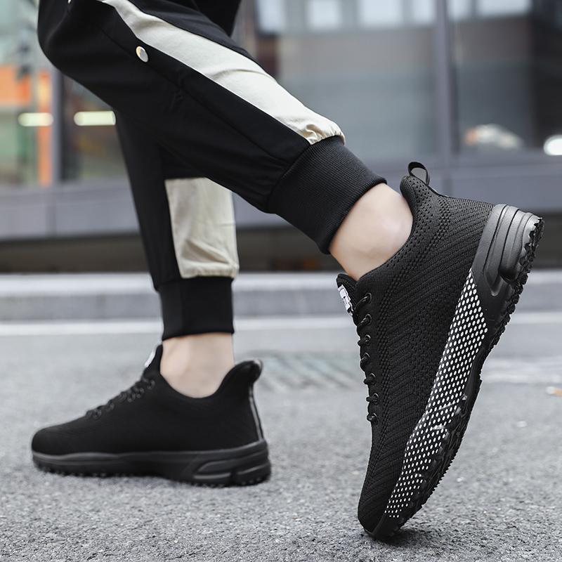Fashion Summer Men's New Mesh Strap Tennis Sports Running Shoes Large Breathable Work and Leisure Vulcanized Shoes Zapatillas Hombre