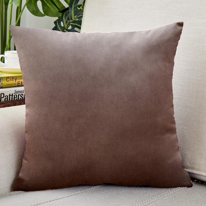 Modern Minimalist Home Solid Color Pillowcase Velvet Pillowcase Lumbar Pillow Living Room Pillow Removable and Washable