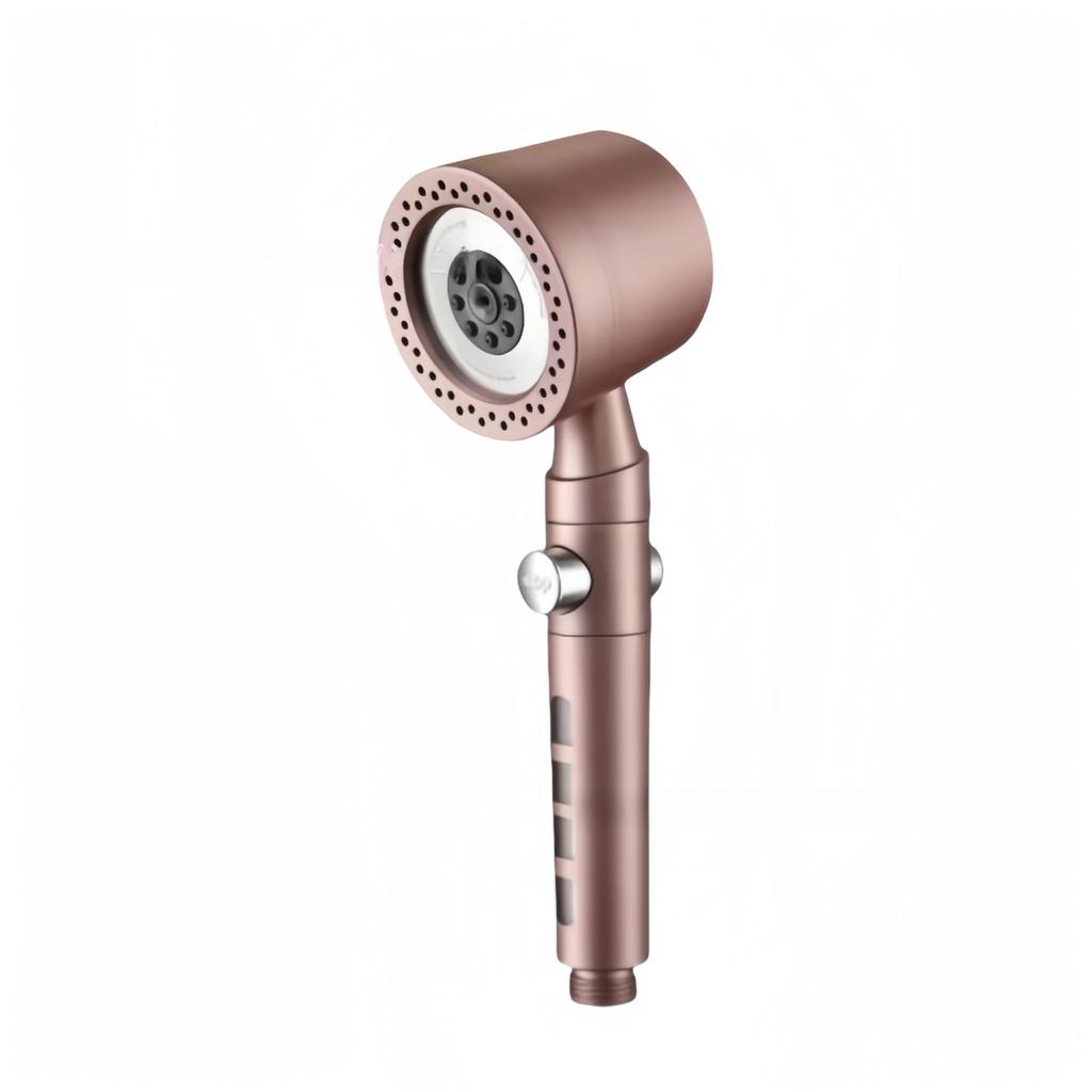 5 Spray ABS Portable Shower Head High Pressure Spa Filtered Shower Heads with Stop Button Universal Bathroom Nozzle