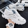 Herrenschuhe Frühling und Sommer Canvas Atmungsaktive Casual Board Schuhe Herren 2024 Neuer Modetrend Niedrige weiße Schuhe Sneakers