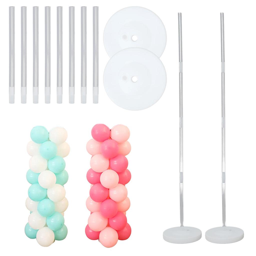 Balloon Stand Kit Reusable Balloon Post Holder Set for Birthday, Wedding, Baby Shower Party Decor Adjustabl Balloon Arch Kit