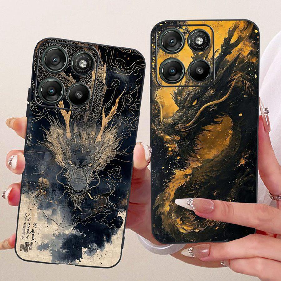 Pour Motorola Moto G15 Coque d'alimentation nœud papillon Peinte Housse de Protection Coque de Téléphone en Silicone Souple Pour Moto G15 G17 Sacs de Téléphone d'alimentation