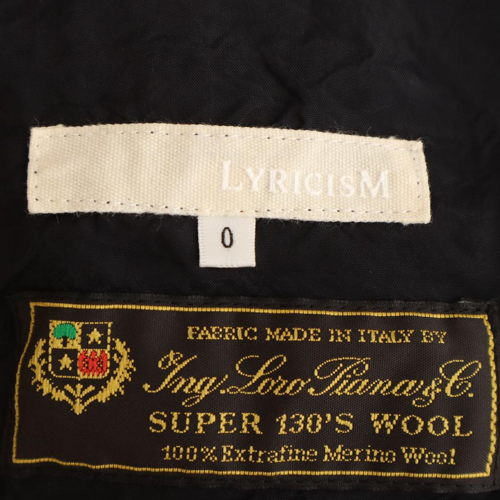 LYRICISM Made in Japan Loro Piana Wollhose schwarz Herren Gebraucht