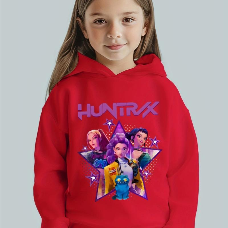 KPop Demon Hunters Kids Hoodies Girls Clothes Children Movie New Sweatshirt Long Sleeve Pullover K-Pop Demon Hunters Casual Tops