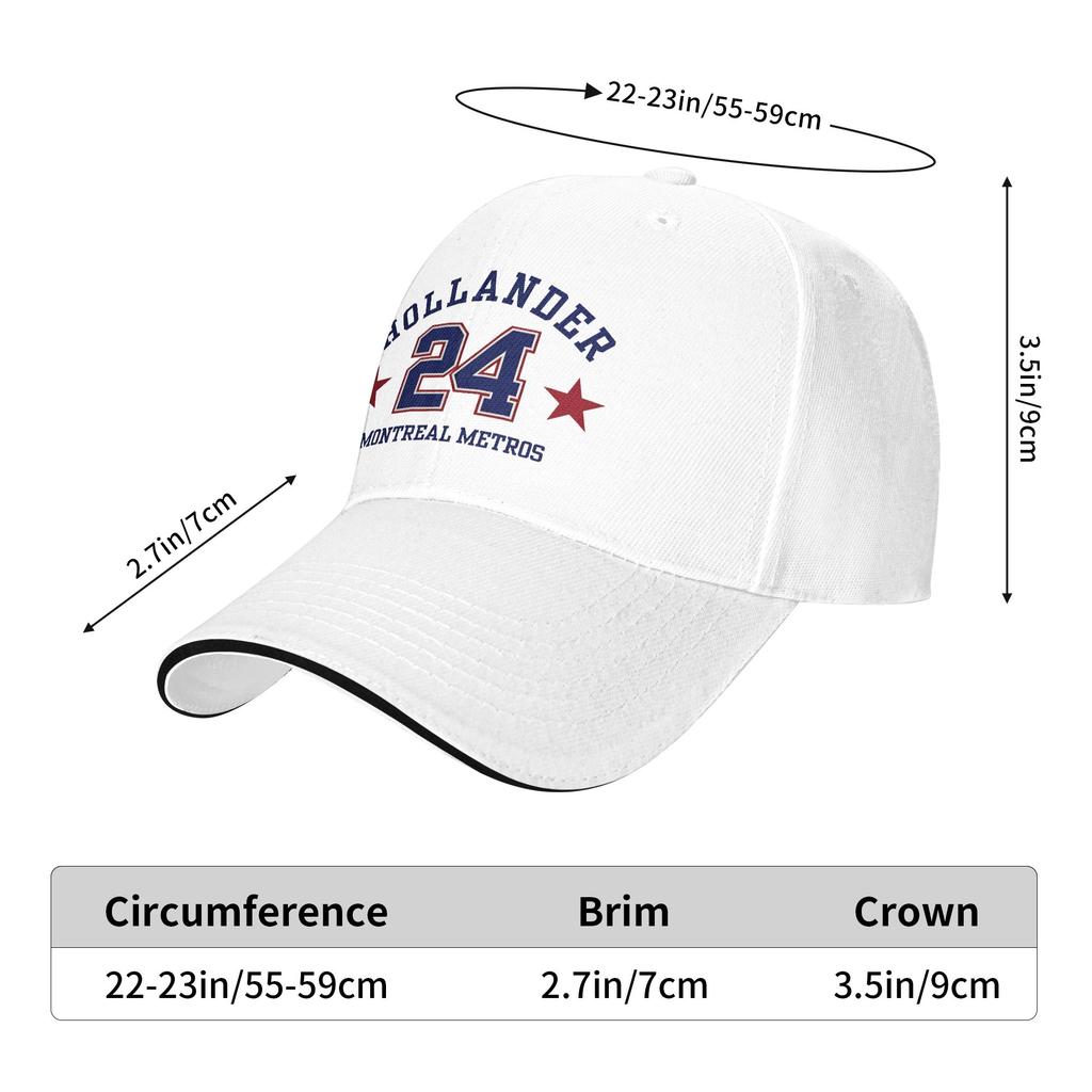 Heated Rivalry Shane Hollander Jersey Baseball Cap Fashion  Sandwich Hat for Men Women Adjustable Hats Cap Running Golf