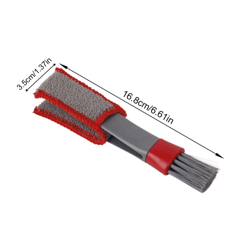 Portable Auto AC Vent Cleaning Tool with Super Fine Fibers Ergonomic Handle Upgrades for Tight Spaces Homes Office Use