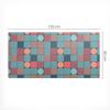 Decorative Desk Mat With Geometric Retro Pattern Graphic 120X60 Cm