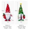 2025 Christmas Gnome Ornaments: Santa Claus & Rudolph Plush Decorations
