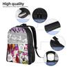 Meninas McAllon Anime Backpack Cartoon Travel Bags 3D Printed Casual Daypacks-SYS393