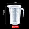 5000 ml Messbecher mit Graduierung und Deckel – Komplettes Set für Milchtee-Shops und den Heimgebrauch
