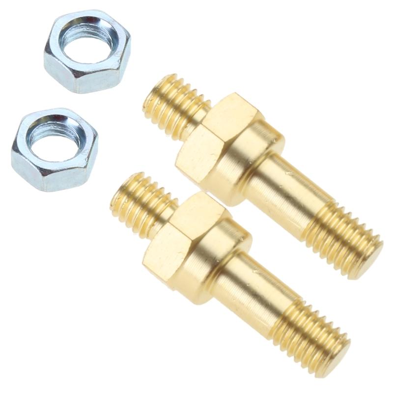 3/8 -16 Brass Studs Side Post Battery Terminal Bolt, Standard Battery Side Post Extender Studs for Post 2PCS/Set 1