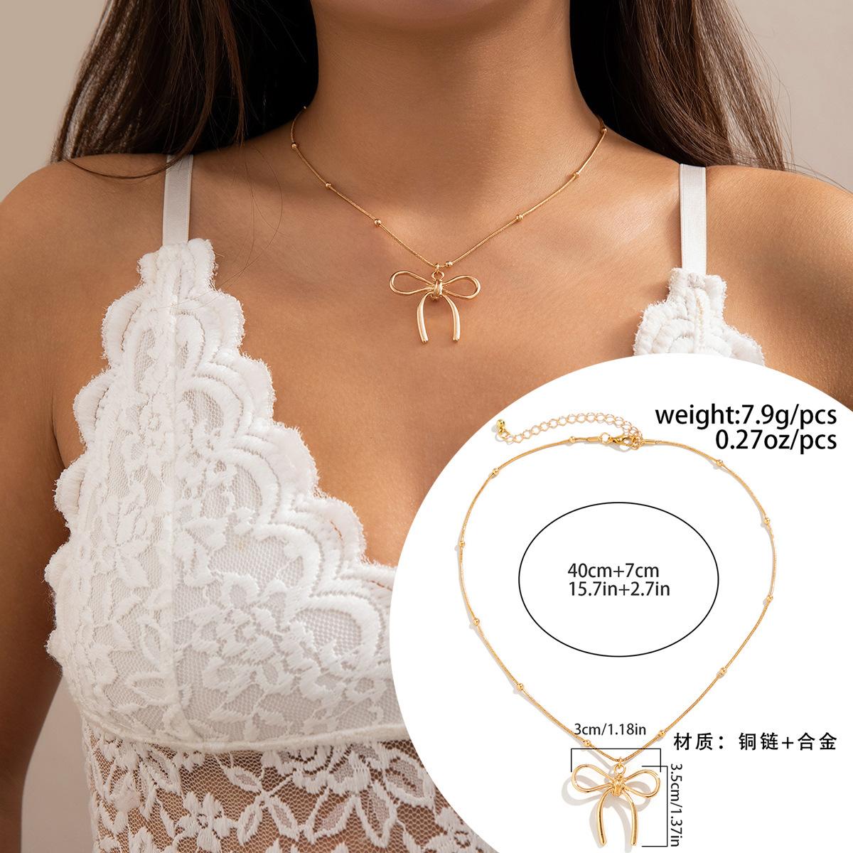 

Хит продаж галстук-чокер с бантом, нишевый металлический галстук-воротник с узлом, бисерный воротник в ветреном стиле для женщин See details