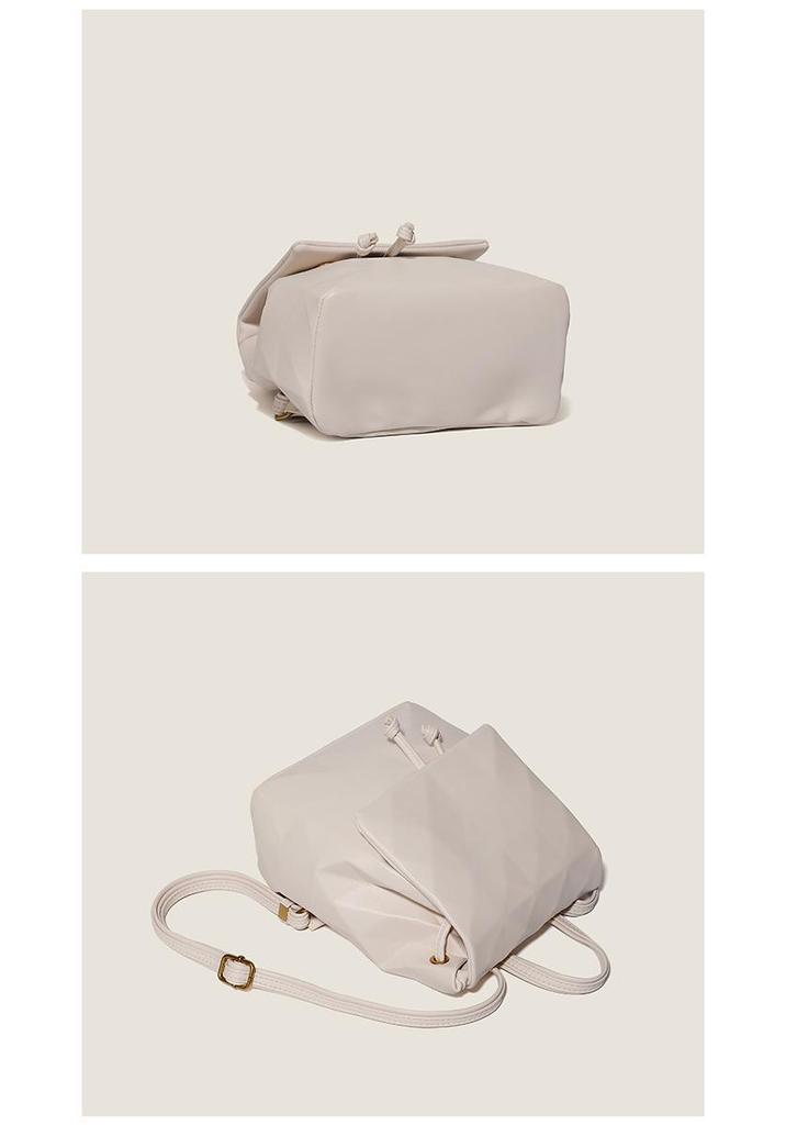 Geometric Diamond Pattern Double Shoulder Backpack - Versatile for Work, Commute, Travel & Outings