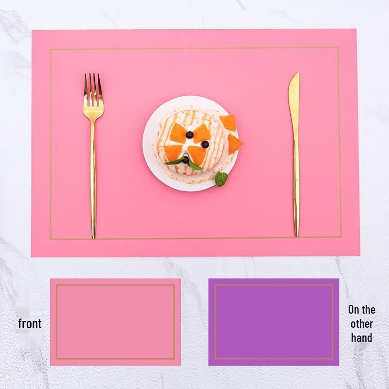 Прямоугольная термостойкая салфетка под горячее ZISIZ, двухцветная