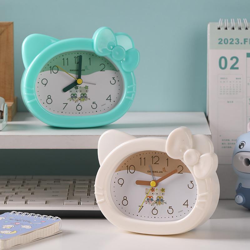 Scan the second alarm clock timer student using desk cartoon clock bedroom living room internet celebrity creative cute clock