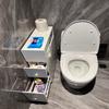 Space Saving Bathroom StorageCabinet with Adjustable Shelves,Waterproof NarrowTower Organizer forOver-Toilet Multifunctional Use