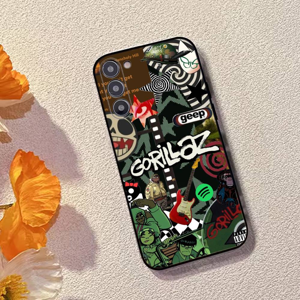 G-gorillaz Comic rock band  Phone Case Silicone Soft For Samsung Galaxy A73,A72,A71,A70,A53,A52,A51