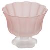 Household Glass Women Nordic New High Aesthetic Splicing Dessert Cups Popular Transparent 240ml Gradient Flower Shape Water Cup