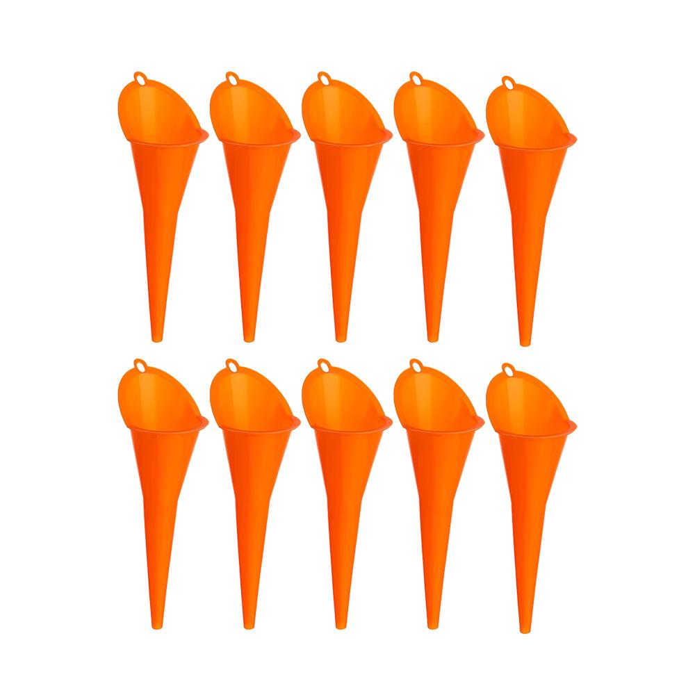 1/5/10pcs Car Long Stem Funnel Oil Fuel Filling Tools Anti-splash Plastic Oil Funnel Motorcycle Refueling Tools