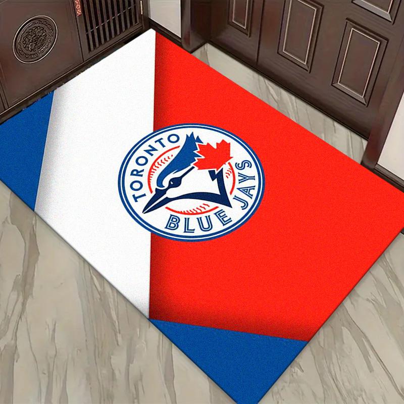 Tappeto Toronto Blue Jays per Soggiorno Camera da Letto Casa Decorazione Divano, Tappetino Antiscivolo per Giochi Bambini