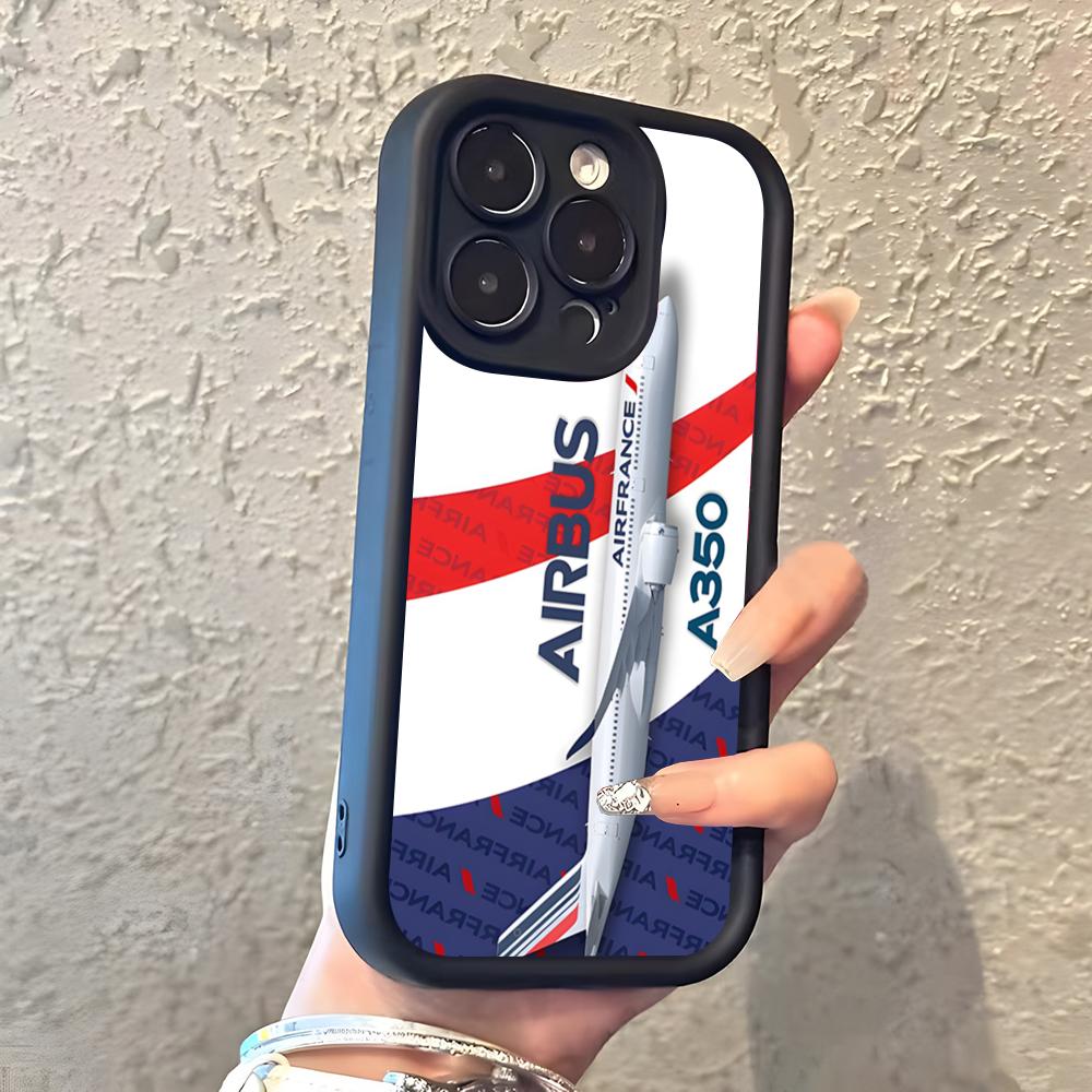 Airbus Logo Phone Case For IPhone 17 Pro Max 16 15 14 Pro Max IPhone 13 Pro Max 11 Plus Silicone Cover