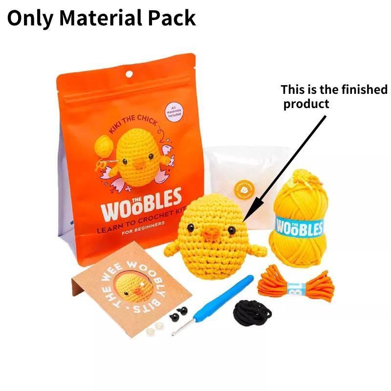 

Shark Tank Тварина Woobles Набір для початківців з в язання гачком Включає навчальні відео Chick