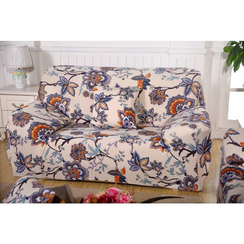 Bankhoes All-Inclusive Antislip Stretch Bankhoes Echt Leer Vintage Bankhoes Volledig Bedekkend Stof Ambacht Combinatie Bankkussen