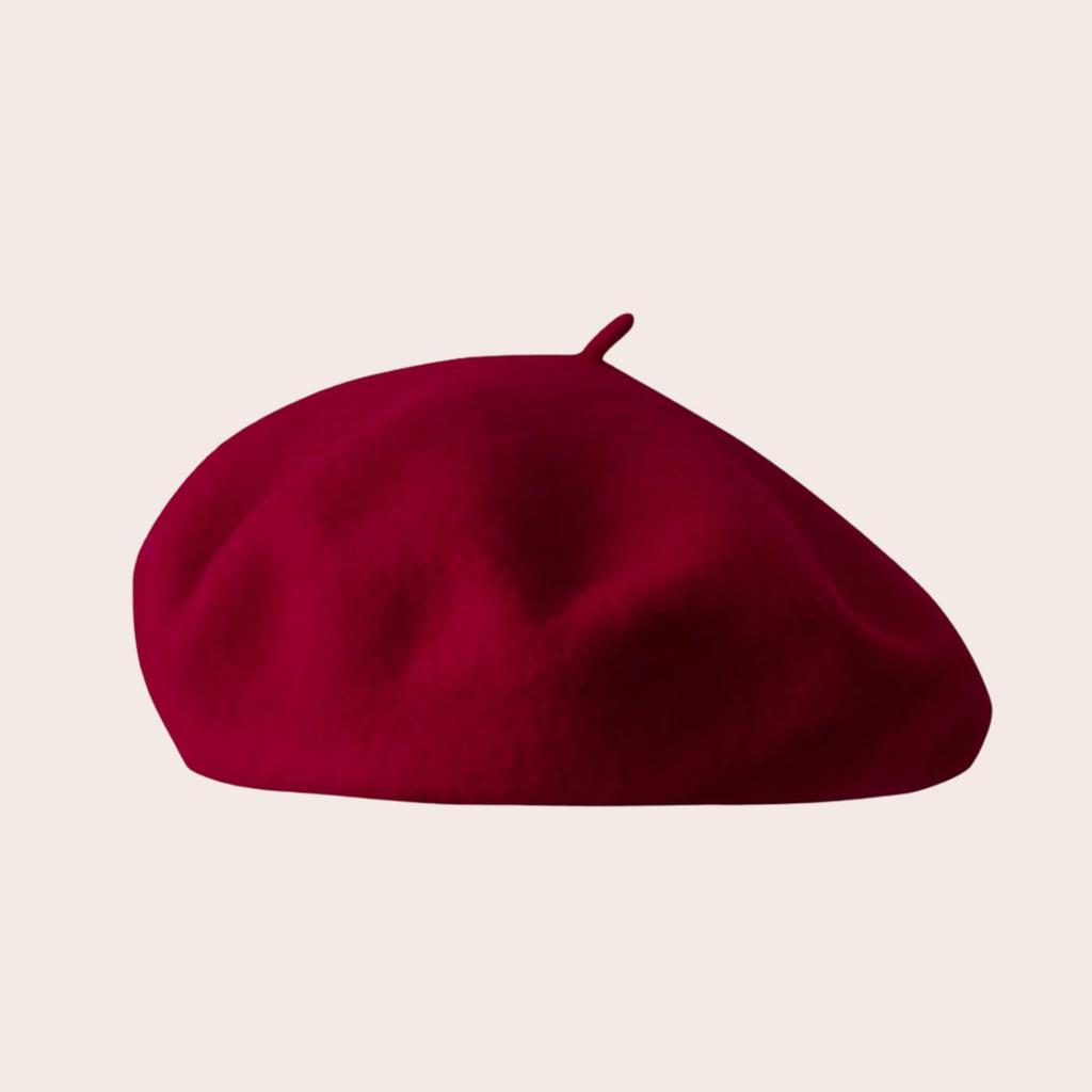 Autumn & Winter Wool Beret: Thick, Fashionable, Versatile & Warm