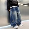 Boys Casual Jeans Big Kids Spring Autumn Denim Trousers