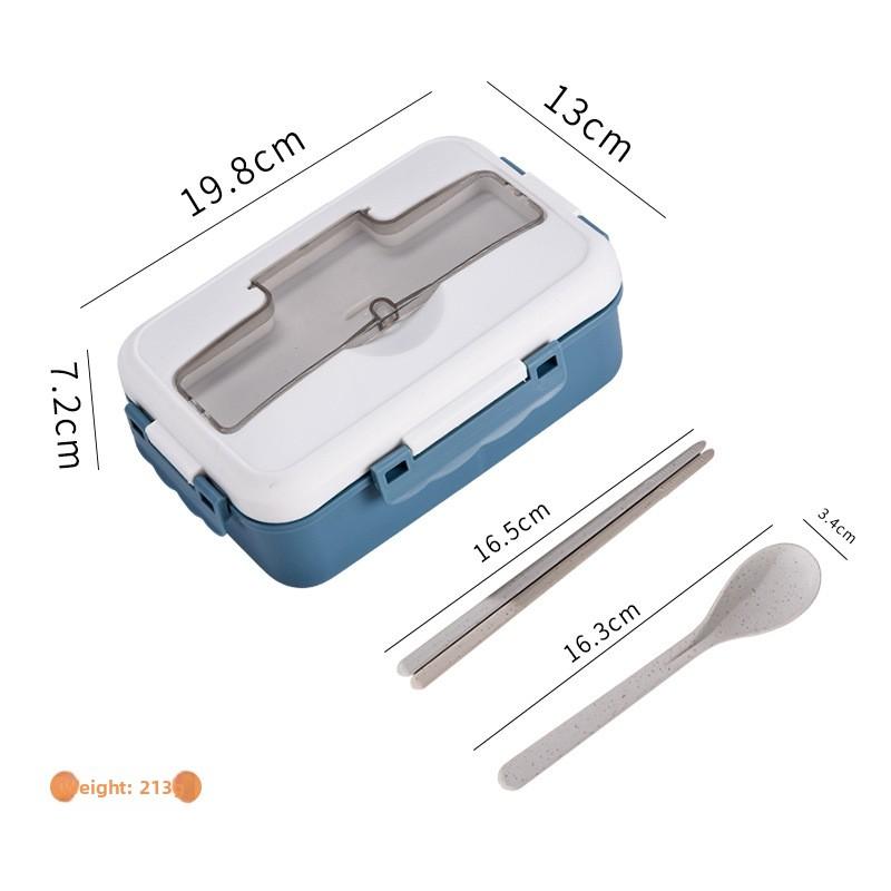 

Portable Compartmentalised Lunchbox for Office Workers and Students Ideal for Fruit Salads and Packed Meals світло-синій колір