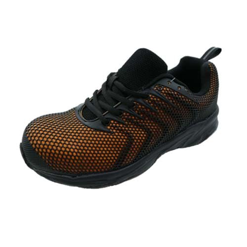 

RIKIO Work Shoes, Safety Sneakers RS180, Men s, Marigold, Size 28.0 cm