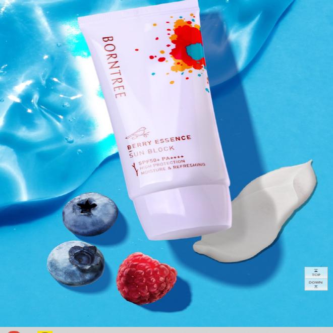 (Korea Beauty) Bontree Berry Essence Sunblock (50ml X2)