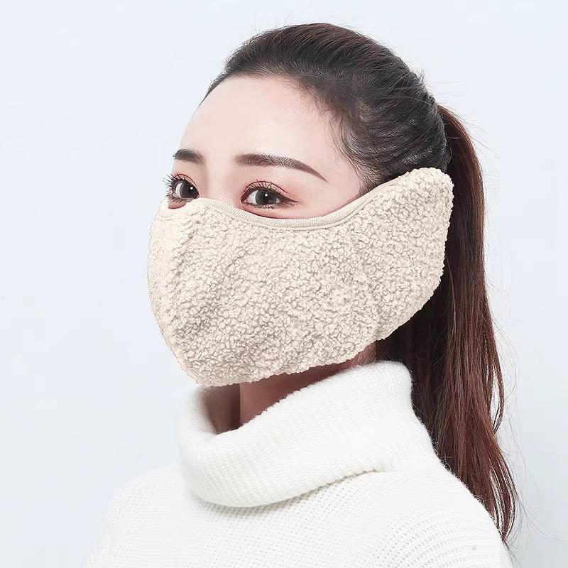 Winddichte & Staubdichte Kaltwetter-Fahrrad-Vollgesichtsmaske mit Ohren- und Nackenschutz