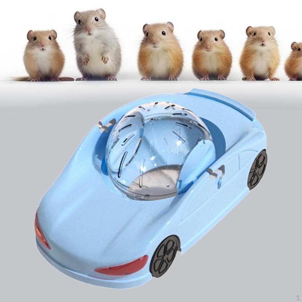 Furz Spielzeugauto Hamster Übung Tragbares Rad Tragbar Lustig Abnehmbar Transparent für Maus