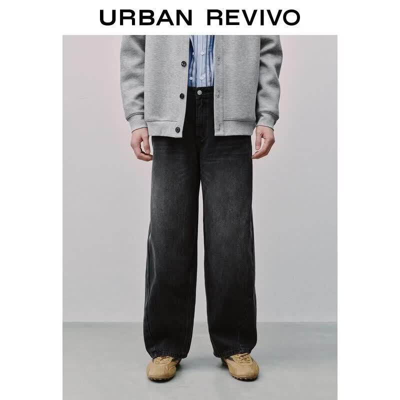 UR2026 Men s Trendy Distressed Washed Jeans 29
