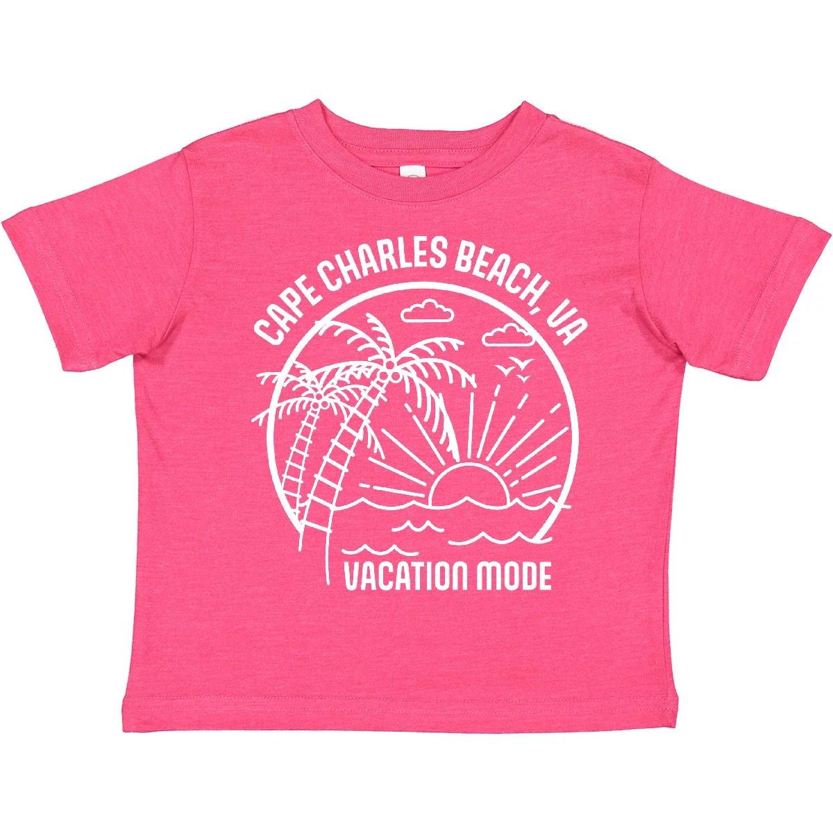 Inktastic Summer Vacation Mode Cape Charles Beach Virginia Toddler T-Shirt Fun 120