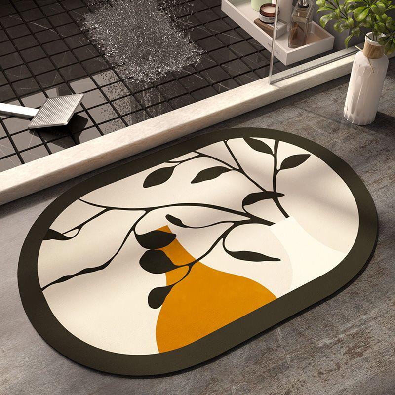 Diatom mud absorbent mat household floor mat bathroom toilet kitchen door non-slip quick drying