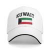 Unisex Kuwait Flag Outdoor Hat  Adjustable Cap Casual Baseball Cap Golf Hats