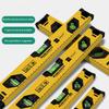 30/40/50CM Magnetic Level Ruler Aluminium Alloy Spirit Level Ruler Balance Measuring Leveler Tool With Shock Absorbing End Cap