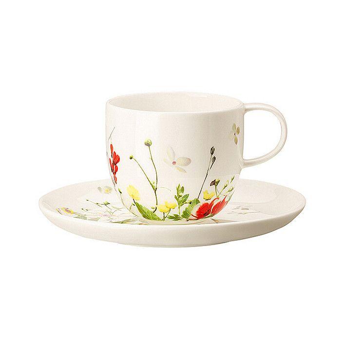 Tasse à café - Rosenthal - Brillance Fleurs sauvages - Porcelaine - Multicolore - Compatible lave-vaisselle