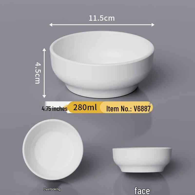 Melamine Small Bowls (10-Pack)