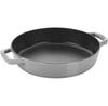 Zwilling Staub Round Frying Pan with Two Handles 20 Cm, Graphite Grey (40511-660-0)