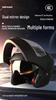Unisex Warm Double Visor Flip-up Helmet for Electric Scooters & Motorcycles