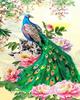 5D DIY Diamond Embroidery Full Set Cross Stitch Peacock Full Square Round Diamond Painting Animal Picture Of Rhinestone Decor For Home