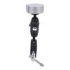 Satellite Clamp Bracket Adapter Set Aluminum Alloy Adjustable Clamp Bracket Kit for Mini for RV Pole Yacht Silver